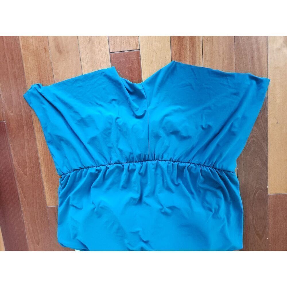 NWT Aqua Green Women Teal Blue/Green Romper Swimwear size 24 - Picture 7 of 10